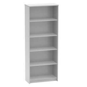 BIBLIORAFT BIROU JOHAN 2 NEW 04, ALB, DIN DTD LAMINAT, STIL MODERN, TK - Img 1