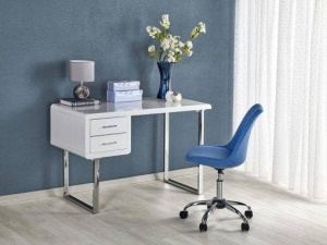 BIROU B-30, ALB-CROM, MDF LACUIT, HALMAR