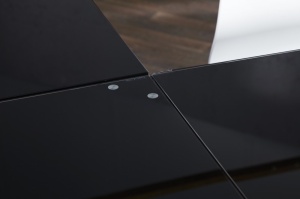 BIROU BIG DEAL NEGRU DIN STICLA STIL MODERN B2 - Img 5