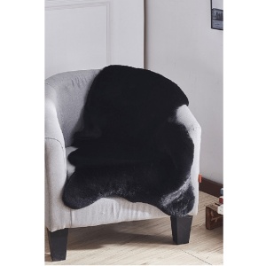 Blană artificială, negru, 60x90, RABIT NEW TYP 1, 0000229884 - Img 3