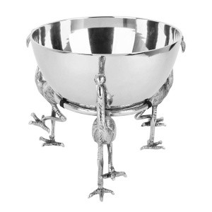 BOL DECORATIV FLAMINGO, ARGINTIU, STIL MODERN, B2