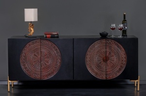 BUFET/COMODA LIVING, MANDALA 177CM, LEMN MASIV MANGO, ARTIM GROUP COLLECTION - Img 3