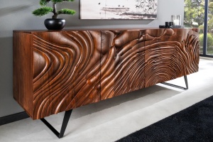 BUFET LIVING 175CM, FLUID 3D, DIN LEMN MASIV DE SALCAM, ARTIM GROUP SELECTION - Img 3