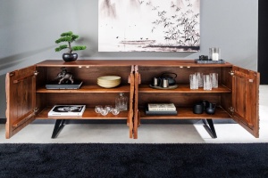 BUFET LIVING 175CM, FLUID 3D, DIN LEMN MASIV DE SALCAM, ARTIM GROUP SELECTION - Img 6