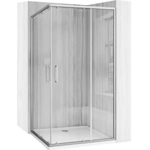 CABINA DE DUS CITY 80X100, NICKEL PERIAT, CU CADITA SAVOY NEAGRA, CALITATE SUPERIOARA - Img 2