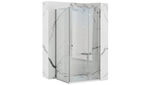 CABINA DE DUS REA MAPENTRUX U 90X90CM, CROM, DIN STICLA SECURIZATA, CALITATE SUPERIOARA