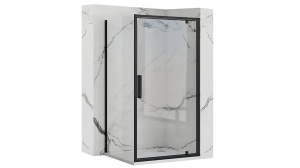CABINA DE DUS REA RAPID SWING, 70x90CM, NEGRU, DIN STICLA, CALITATE SUPERIOARA