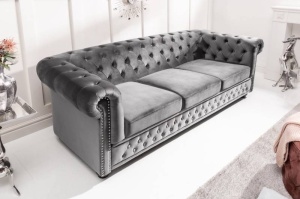 CANAPEA CHESTERFIELD, 205CM, COD 40482, CATIFEA, DESIGN CLASIC - Img 2