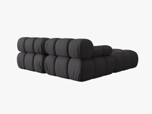 CANAPEA/COLTAR MODULAR BELLIS, 3 LOCURI, 188 CM, ESPRESSO 15, TAPITERIE DIN CATIFEA 3D, DESIGN DEOSEBIT - Img 4