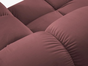 CANAPEA/COLTAR MODULAR BELLIS STANGA, 3 LOCURI, 282 CM, ROZ 63, TAPITERIE DIN CATIFEA, DESIGN DEOSEBIT - Img 6