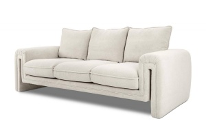 CANAPEA ELEGANTA, KELLY 230CM, MATERIAL BOUCLE, BEJ, DESIGN DEOSEBIT - Img 2