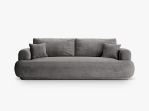 CANAPEA EXTENSIBILA ELLA, CU SPATIU DE DEPOZITARE, 3 LOCURI, 253 CM, DIVERSE CULORI SI MATERIALE, DESIGN DEOSEBIT