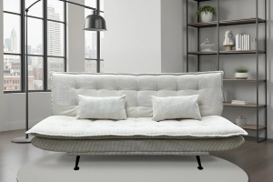 CANAPEA EXTENSIBILA, JAZZ 195CM, 3 LOCURI, MATERIAL CATIFEA RAIAT, CULOARE BEJ, ARTIM GROUP SELECTION