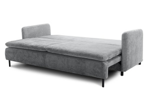 CANAPEA EXTENSIBILA MIRIA, GRI GRUPA III, CONFECTIONATA DIN METAL, SPUMA POLIURETANICA SI TEXTIL, STIL MODERN - Img 3