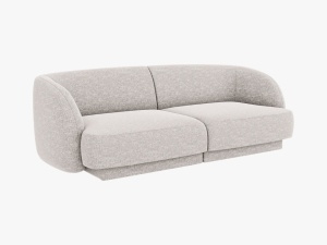 CANAPEA MILEY, 2 LOCURI, 180 CM, GRI DESCHIS 06, TAPITERIE CHENILLE, DESIGN DEOSEBIT