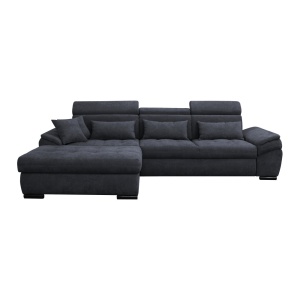 CANAPEA NATIK NEW, MODEL STANGA, GRI, DIN TEXTIL ALFA, EXTENSIBIL, SPATIU DEPOZITARE, STIL MODERN, TK - Img 5