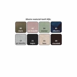 CANAPEA NATIK NEW, MODEL STANGA, MUSTAR, DIN TEXTIL ALFA, EXTENSIBIL, SPATIU DEPOZITARE, STIL MODERN, TK - Img 5