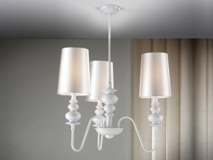 CANDELABRU BABYLON 663935, DIN METAL, RASINA SI TEXTIL, STIL CLASIC, SCHULLER
