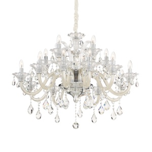 CANDELABRU COLOSSAL SP15, IVORY, DIN STICLA, STIL CLASIC