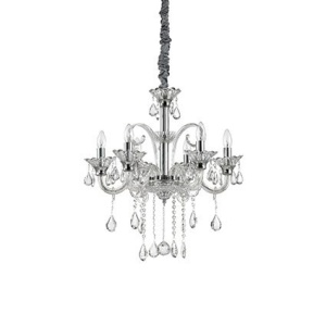 CANDELABRU CRISTAL COLOSSAL SP6, TRASPARENT, DESIGN CLASIC, IDEAL LUX