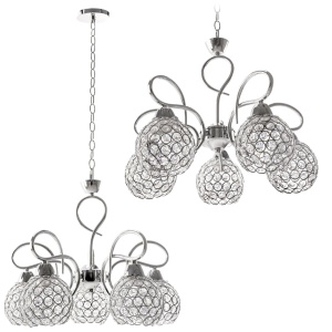 Candelabru cu lampă de cristal APP635-5C