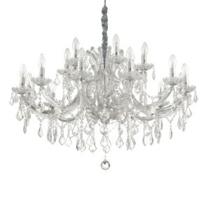 CANDELABRU DE CRISTAL, DESIGN CLASIC, CROM, NAPOLEON SP16
