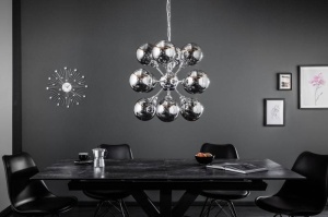 CANDELABRU GALAXY, DIN METAL SI STICLA - Img 2