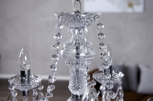 CANDELABRU KARAT 1451, CU 5 BRATE, TRANSPARENT, DESIGN CLASIC - Img 5