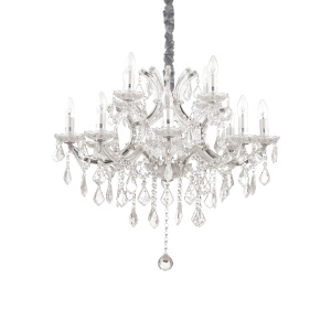 CANDELABRU NAPOLEON SP12, CROM, DIN STICLA, STIL CLASIC