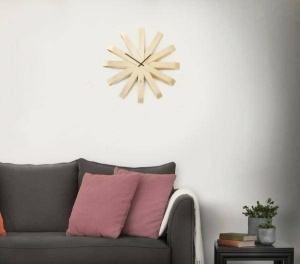 CEAS DE PERETE, DIN LEMN, NATURAL, RIBBONWOOD, STIL MODERN B2