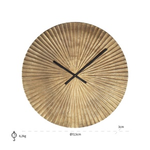 CEAS DE PERETE MACE GOLD, KK-0097, CONFECTIONAT DIN ALUMINIU, STIL MODERN - Img 3