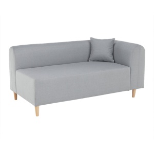 COLTAR BROKEN, MODEL DREAPTA, GRI, DIN TEXTIL SI LEMN, STIL MODERN, TK - Img 2