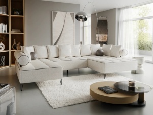 COLTAR ELEGANT, VIVIENNE U, DIN STOFA, NEGRU, 372CM , ARTIM GROUP SELECTION - Img 2