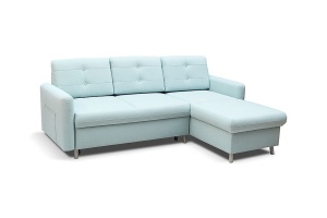 COLTAR EXTENSIBIL CLEO ALBASTRU DESCHIS DESIGN MODERN - Img 4