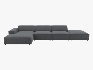 COLTAR JODIE, STANGA, 5 LOCURI, 341 CM, DIVERSE CULORI SI MATERIALE, DESIGN DEOSEBIT