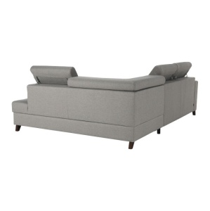 COLTAR KONKORD, MODEL DREAPTA, GRI SI MARO DESCHIS/NUC, DIN TEXTIL, EXTENSIBIL, SPATIU DEPOZITARE, STIL MODERN, TK - Img 4