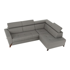 COLTAR KONKORD, MODEL DREAPTA, GRI SI MARO DESCHIS/NUC, DIN TEXTIL, EXTENSIBIL, SPATIU DEPOZITARE, STIL MODERN, TK - Img 8