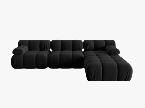 COLTAR MODULAR BELLIS, 4 LOCURI, 282 CM, DIVERSE CULORI SI MATERIALE, DESIGN DEOSEBIT