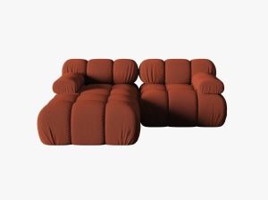 COLTAR MODULAR BELLIS, STANGA, 2 LOCURI, 188 CM, DIVERSE CULORI SI MATERIALE, DESIGN DEOSEBIT