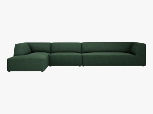 COLTAR MODULAR RUBY, STANGA, 5 LOCURI, 366 CM, DIVERSE CULORI SI MATERIALE, DESIGN DEOSEBIT - Img 14