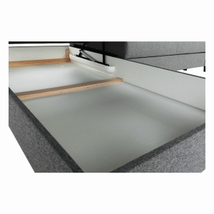COLTAR SADAH, MODEL STANGA, GRI, DIN TEXTIL, EXTENSIBIL, SPATIU DEPOZITARE, STIL MODERN, TK - Img 3