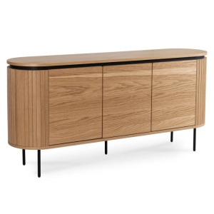 COMODA LIVING 160CM, ARTIM MEBLE, CU 3 USI, REALIZATA DIN MDF, CULOARE STEJAR, STIL MODERN - Img 6