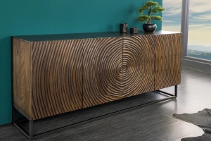 COMODA LIVING 177CM, LEMN DE MANGO SI CADRUL DIN METAL, ARTIM GROUP COLLECTION