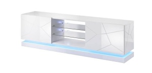 COMODA LIVING TV, QIU-200-RTV-BIP, 200CM, MDF LUCIOS, STIL MODERN, CAMA