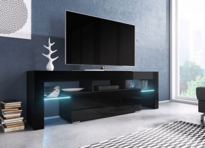 COMODA RTV LIVING TORO 138 NEAGRA DESIGN MODERN CM