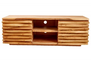 COMODA TV 150CM, RELIEF, DIN LEMN MASIV DE SALCAM, STIL VINTAGE, ARTIM GROUP SELECTION - Img 6