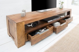 COMODA TV 170CM, MAKASSAR, LEMN DE TRANDAFIR, REALIZAT MANUAL, ARTIM GROUP COLLECTION - Img 4