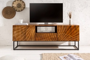 COMODA TV, SCORPION 160CM, DIN LEMN MASIV DE MANGO NATUR SI CADRUL DE METAL, ARTIM GROUP SELECTION