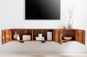 COMODA TV, SCORPION 160CM, LEMN MASIV MANGO, DESIGN RETRO, ARTIM GROUP SELECTION - Img 2