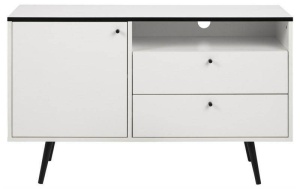COMODA WILMA ALBA, DIN MELAMINA SI METAL, STIL SCANDINAV, B2